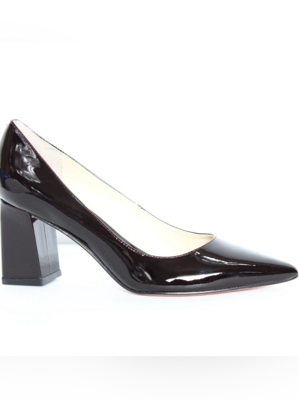Marc Fisher - Dark Purple Patent Leather Block Heels - size 6 - GUC - Picture 6 of 7
